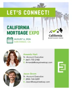 California Mortgage Expo San Diego 2026 Easy Street Capital