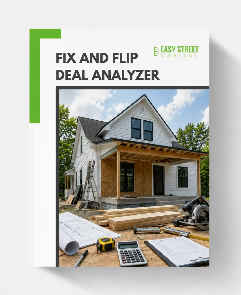 house flipping deal analyzer easy street capital best hard money loan resource